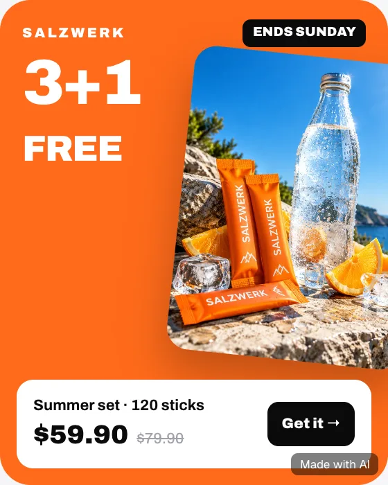 Offer with a deadline: Sports & electrolytes