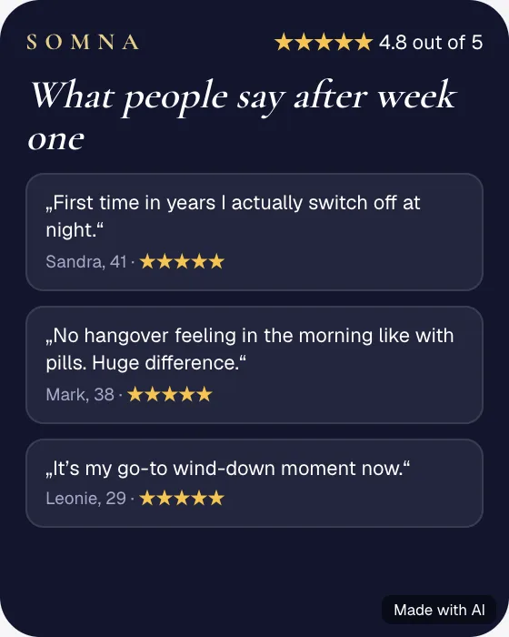 Review collage: Sleep